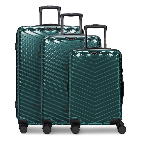 Redolz Essentials 18 2.0 4 Rollen Kofferset 3-teilig mit Dehnfalte