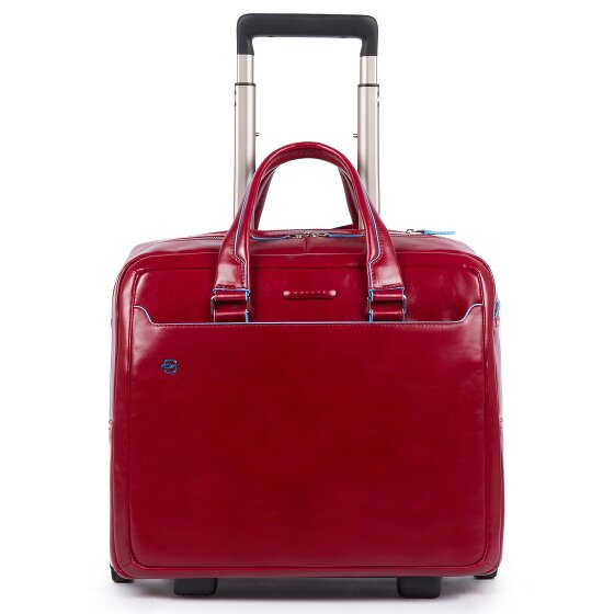 Piquadro Blue Square 2-Rollen Businesstrolley Leder 36 cm Laptopfach