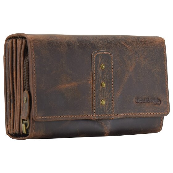 Greenland Nature Classic Kellnerbörse Geldbörse Leder 17 cm