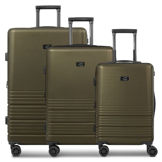 camel active Hanoi 4 Rollen Kofferset 3-teilig mit Dehnfalte