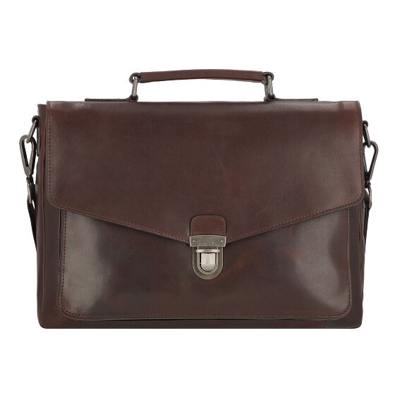 Leonhard Heyden Roma Aktentasche Leder 39 cm Laptopfach