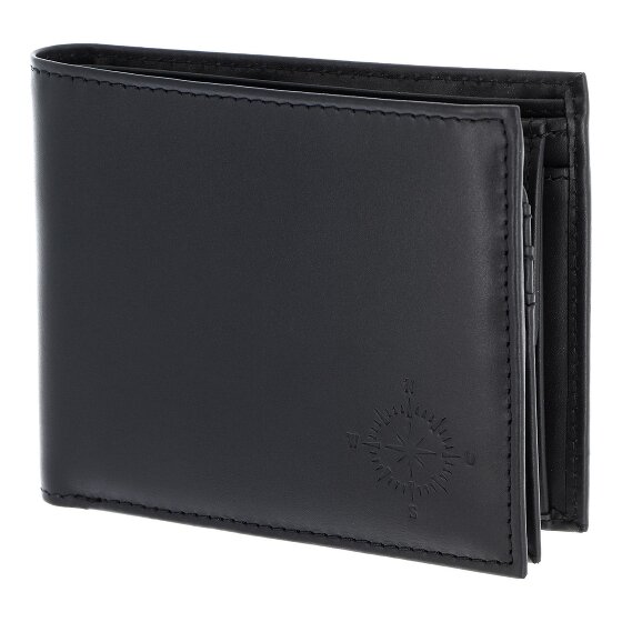 oxmox Leather Geldbörse RFID Schutz Leder 12 cm