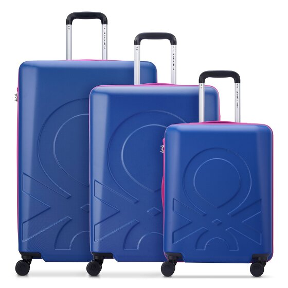 Delsey Paris x United Colors of Benetton Fabrica 4-Rollen Kofferset 3 tlg.