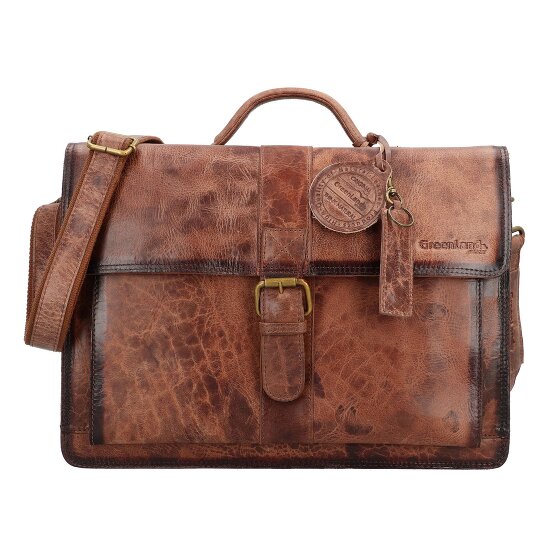 Greenland Nature Mascu & Line Aktentasche Leder 40 cm