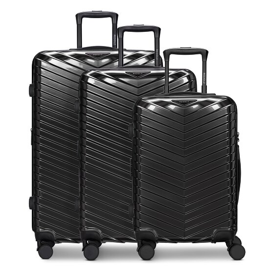 Redolz Essentials 18 2.0 4 Rollen Kofferset 3-teilig mit Dehnfalte