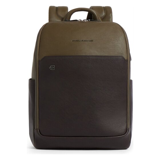 Piquadro Black Square Daypack Leder 38 cm Laptopfach
