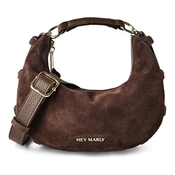 Hey Marly Lifetime Sister Suede Schultertasche Leder 25 cm