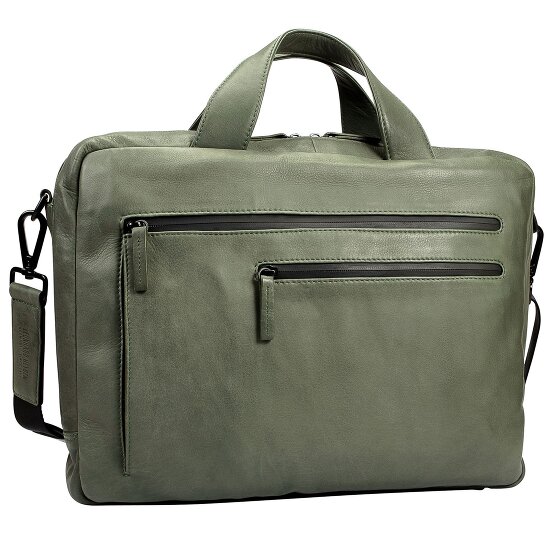 Leonhard Heyden Den Haag Aktentasche Leder 40 cm Laptopfach