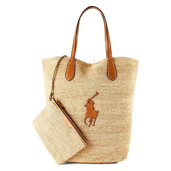 POLO RALPH LAUREN Raffia Shopper Tasche 46 cm