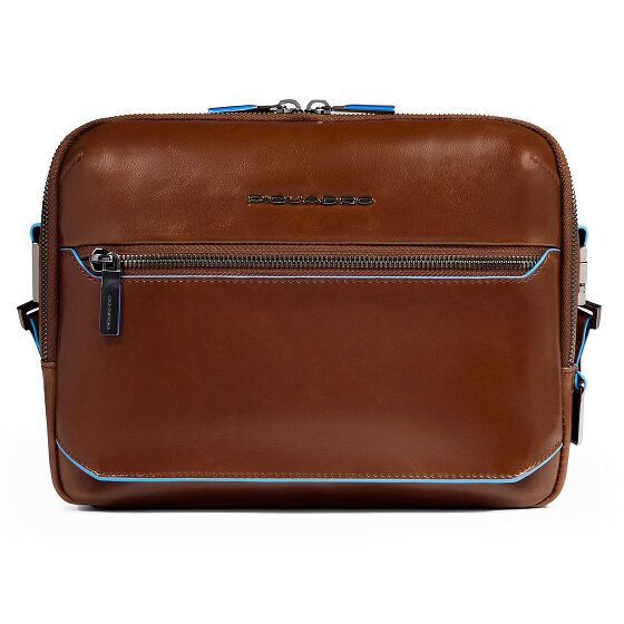 Piquadro Blue Square Umhängetasche RFID Schutz Leder 25 cm