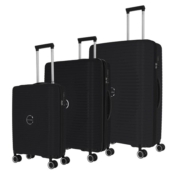 Travelite Orbita 4 Rollen Kofferset 3-teilig mit Dehnfalte Travelite Orbita 4 Rollen Kofferset 3-teilig mit Dehnfalte