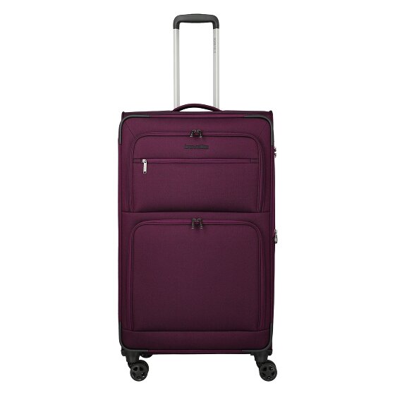 Travelite Cubis 4 Rollen Trolley L 83 cm mit Dehnfalte