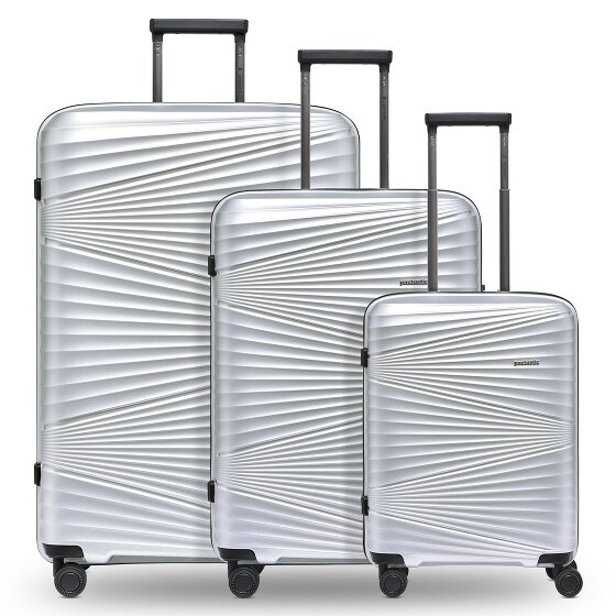 Pactastic Collection 02 THE THREE SET 4 Rollen Kofferset 3-teilig