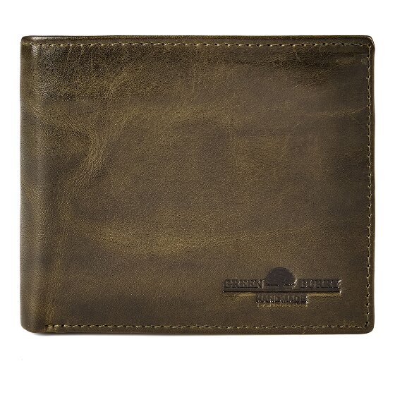 Greenburry Newport Geldbörse RFID Schutz Leder 11 cm