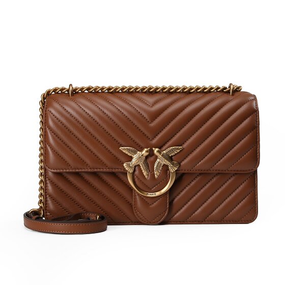 PINKO Love One Umhängetasche Leder 26.5 cm