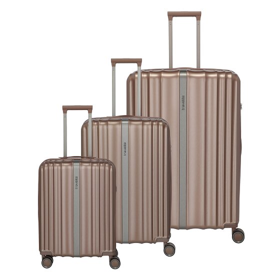Travelite Paros 4 Rollen Kofferset 3-teilig Travelite Paros 4 Rollen Kofferset 3-teilig