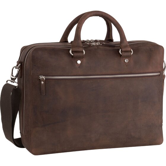 Leonhard Heyden Salisbury Aktentasche Leder 40 cm Laptopfach