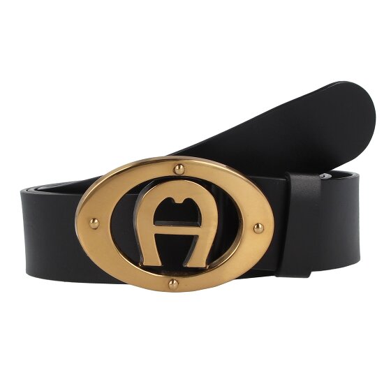 AIGNER Logo Gürtel Leder