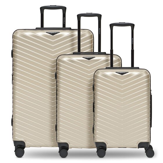 Redolz Essentials 18 4 Rollen Kofferset 3-teilig mit Dehnfalte