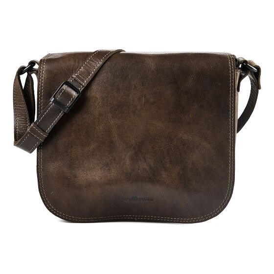 Greenburry Vintage Umhängetasche Leder 30 cm