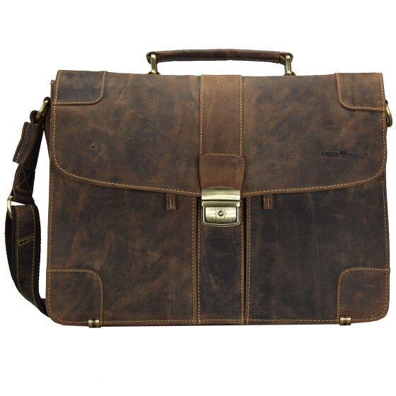 Greenburry Vintage Aktentasche Leder 38.5 cm