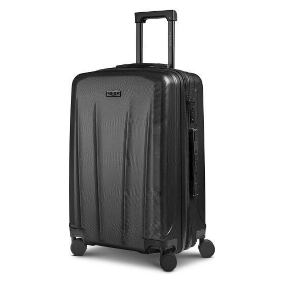 Police New York 4 Rollen Trolley M 62 cm mit Dehnfalte