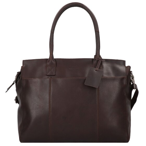 Burkely Vintage Doris Schultertasche Leder 39 cm Laptopfach