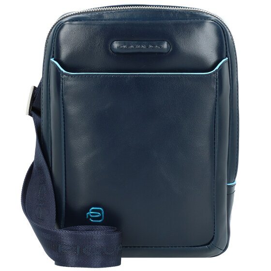 Piquadro Blue Square Umhängetasche Leder 22 cm