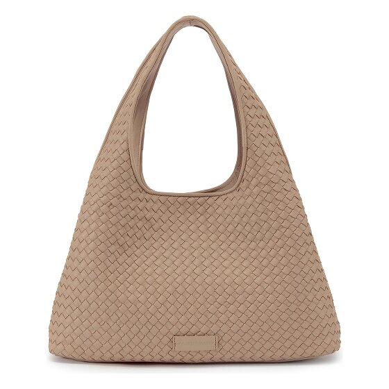 LES VISIONNAIRES Paz Weave Silky Schultertasche Leder 42 cm