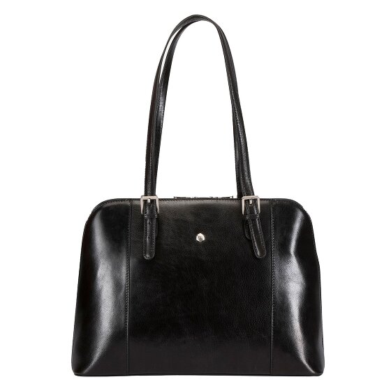 Jekyll & Hide Madrid Schultertasche RFID Schutz Leder 39 cm Laptopfach