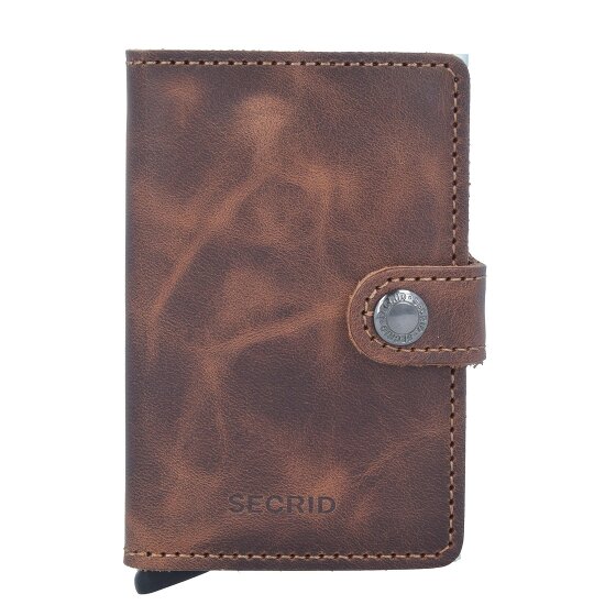 Secrid Miniwallet Vintage Kreditkartenetui Geldbörse RFID Leder 6,5 cm Secrid Miniwallet Vintage Kreditkartenetui Geldbörse RFID Leder 6,5 cm