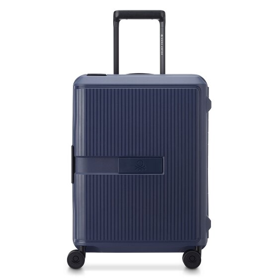 Delsey Paris x United Colors of Benetton Color Block Hardside 4-Rollen Kabinentrolley 55 cm
