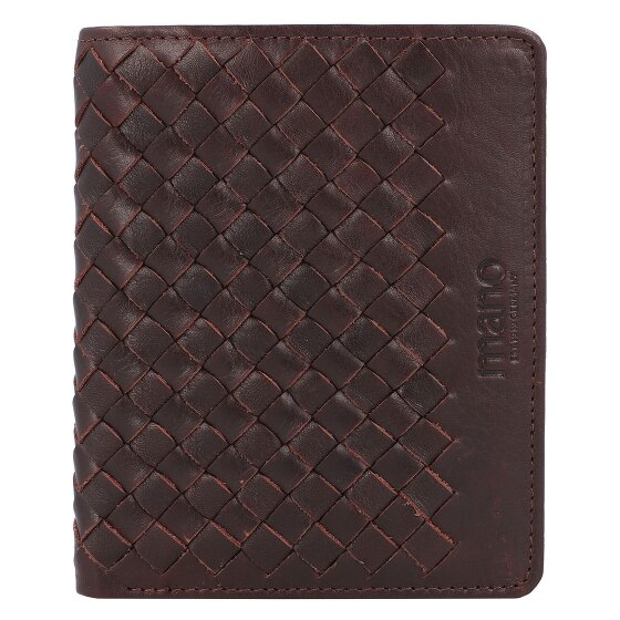 mano Don Luca Geldbörse Leder 10 cm