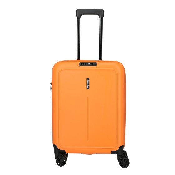 Travelite Basics 4 Rollen Kabinentrolley 55 cm mit Dehnfalte