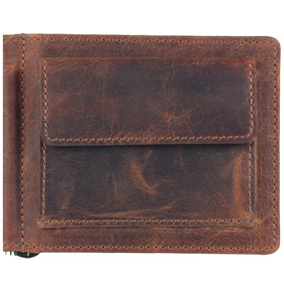Greenland Nature Montana Geldbörse Dollarclip Leder 11,5 cm