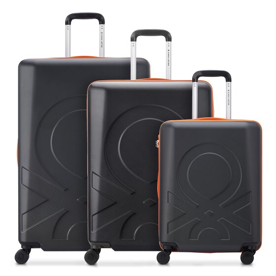 Delsey Paris x United Colors of Benetton Fabrica 4-Rollen Kofferset 3 tlg.