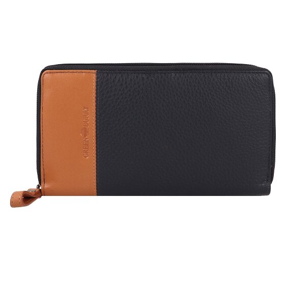 Greenburry Nappa Geldbörse RFID Schutz Leder 19.5 cm