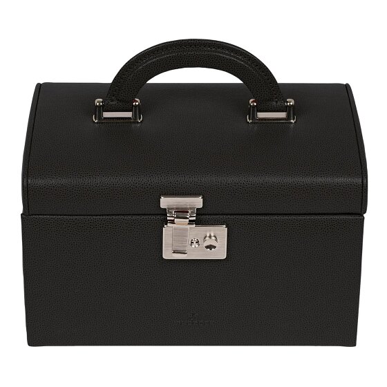 Windrose Beluga Schmuckkasten Leder 24.5 cm