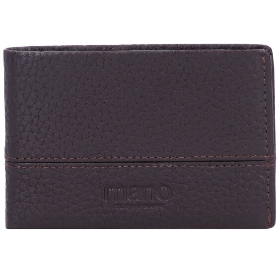 mano Don Tommas Geldbörse Leder 10 cm