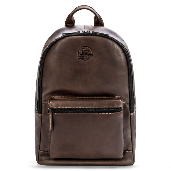 Farmhood Nashville Business-Rucksack Leder 44 cm Laptopfach