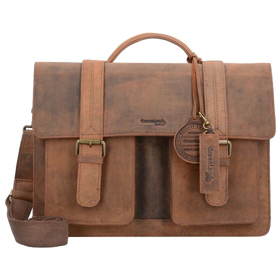 Greenland Nature Montenegro Aktentasche Leder 40 cm Greenland Nature Montenegro Aktentasche Leder 40 cm