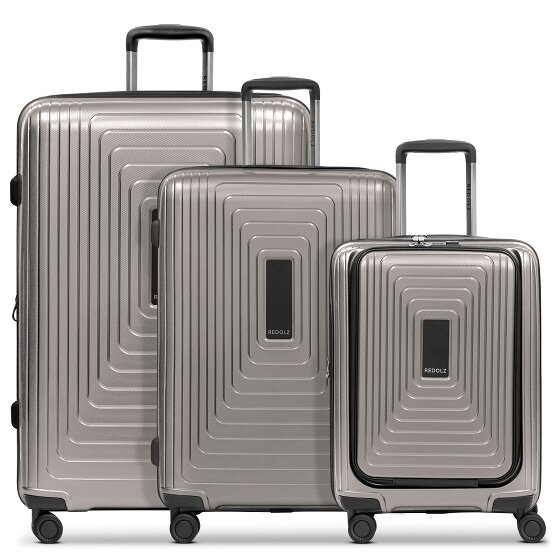 Redolz Essentials 14 4 Rollen Kofferset 3-teilig mit Dehnfalte