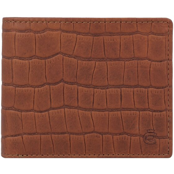 Esquire Dallas Croco Geldbörse RFID Schutz Leder 11 cm