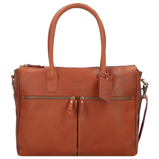 Burkely Vintage Valerie Schultertasche Leder 39 cm Laptopfach