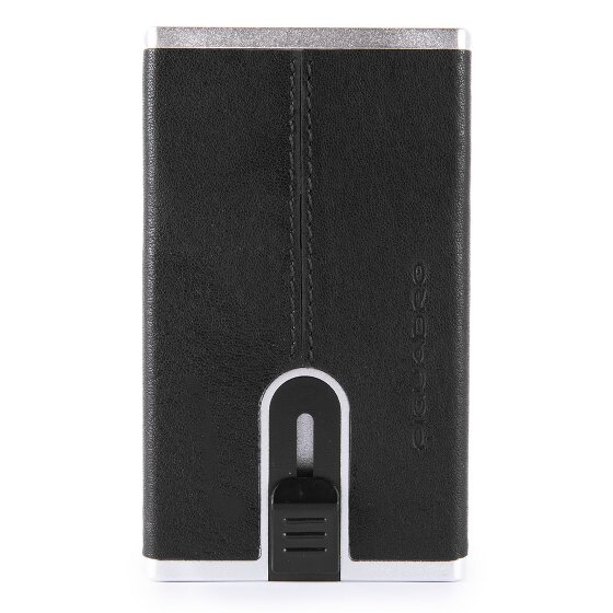 Piquadro Black Square Kreditkartenetui RFID Leder 6 cm
