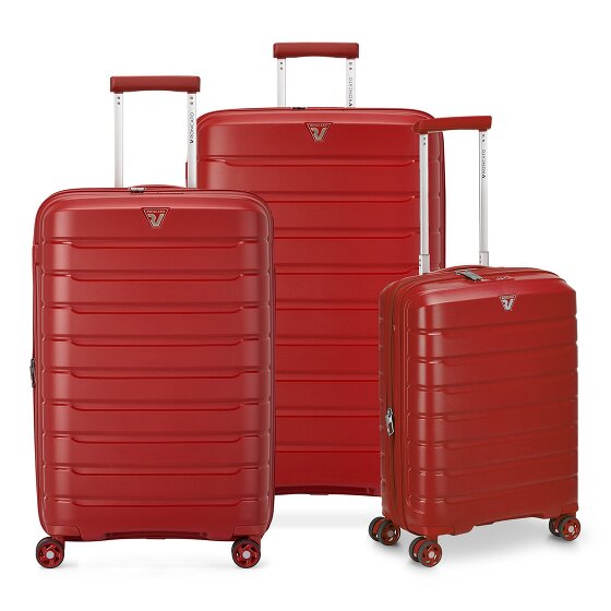 Roncato B-Flying Move 4 Rollen Kofferset 3-teilig mit Dehnfalte