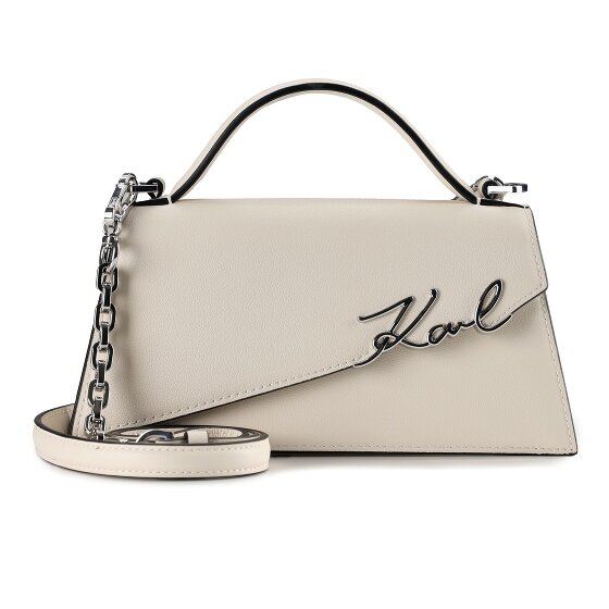 Karl Lagerfeld Signature Handtasche Leder 24 cm