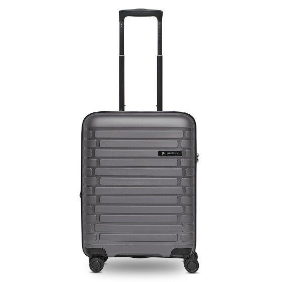 Pactastic Collection 04 THE CABIN + 4 Rollen Kabinentrolley S 55 cm mit Dehnfalte