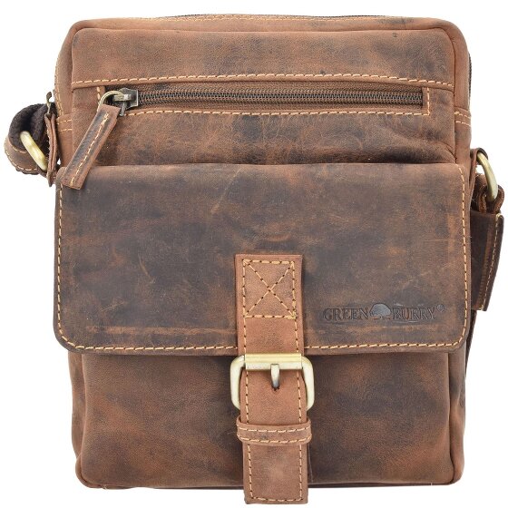 Greenburry Vintage Umhängetasche Leder 20 cm