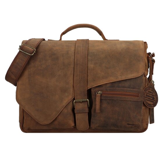 Greenland Nature Montenegro Aktentasche Leder 37 cm
